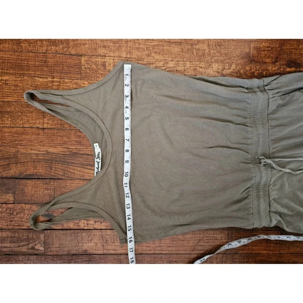 Michael Stars‎ Anthro Olive green Khaki Cotton Jumper Overall sz S